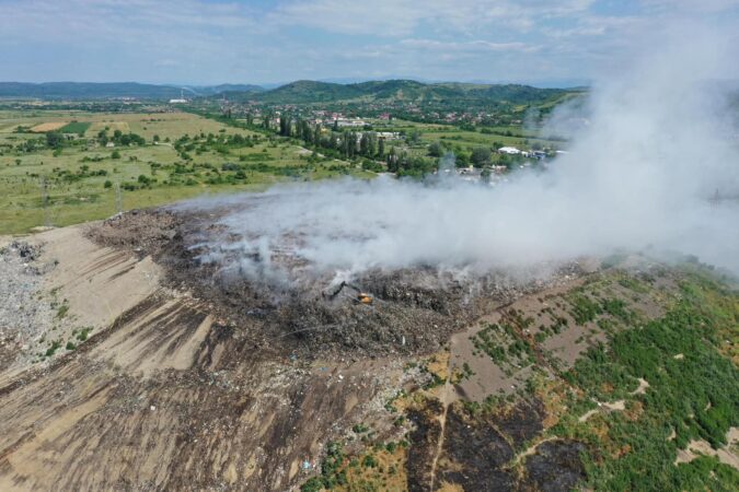 Președintele CJ Dâmbovița, Corneliu Ștefan: Vom rezolva cât mai rapid situația incendiului de la Aninoasa