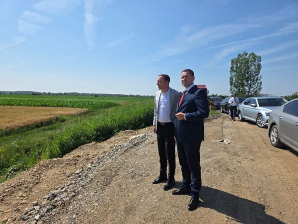  Se lucrează la Centura Găești,  primul drum ocolitor construit de la zero în Dâmbovița, în ultimele trei decenii