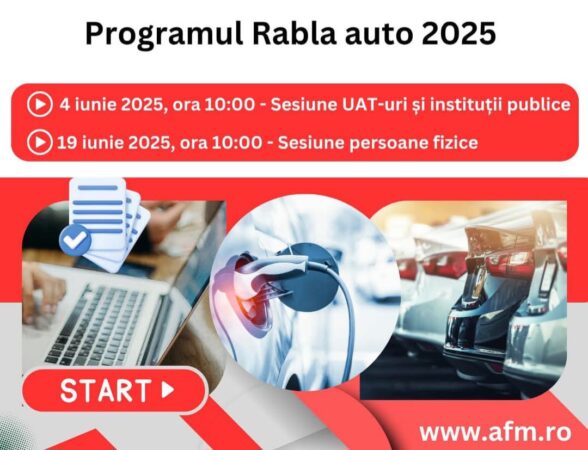 Verde pentru viitor: Primăriile și instituțiile publice pot accesa fonduri prin Programul Rabla Auto 2025, începând cu 4 iunie Verde pentru viitor: Primăriile și instituțiile publice pot accesa fonduri prin Programul Rabla Auto 2025, începând cu 4 iunie