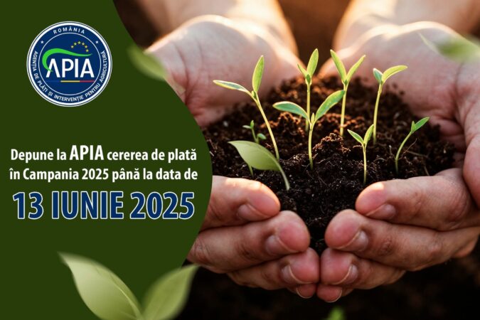Atenție, fermieri din Dâmbovița! 13 iunie 2025 – ultima zi pentru depunerea Cererii de plată în Campania APIA 2025 Atenție, fermieri din Dâmbovița! 13 iunie 2025 – ultima zi pentru depunerea Cererii de plată în Campania APIA 2025