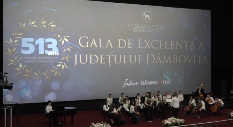 Gala de Excelență a Județului Dâmbovița, ediția a IV-a, eveniment de succes al CJ Dâmbovița