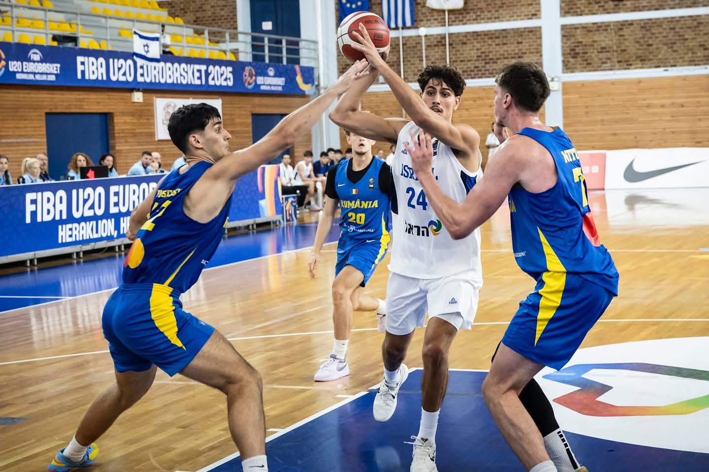România, învinsă clar de Israel la FIBA U20 Eurobasket, scor 68–119
