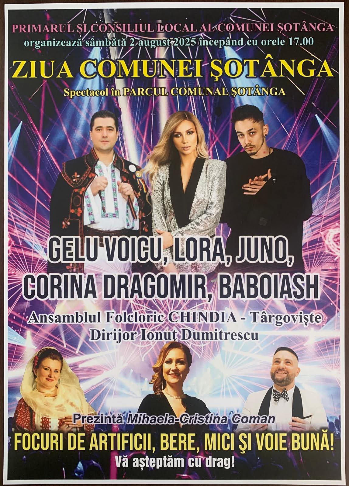 La Șotânga, două zile de recunoștință, tradiție și spectacol pentru comunitate