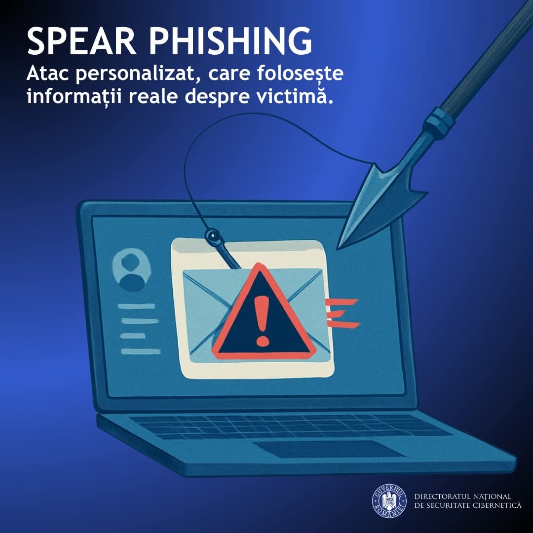 Mare atenție la spear phishing-ul, atac cibernetic țintit