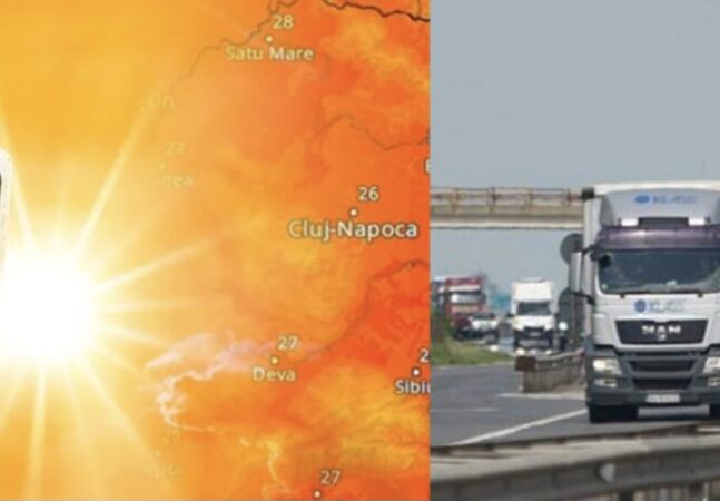 Restricții de tonaj în șase județe din cauza caniculei!