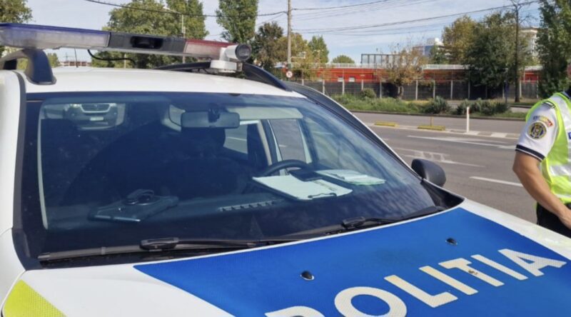 Șofer mort de beat la volan, prins de polițiști pe Bulevardul Eroilor din Târgoviște