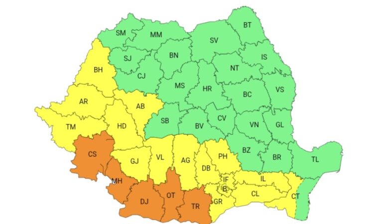 Val de caniculă, temperaturi până la 42°C și disconfort termic accentuat: Județul Dâmbovița este sub COD GALBEN 
