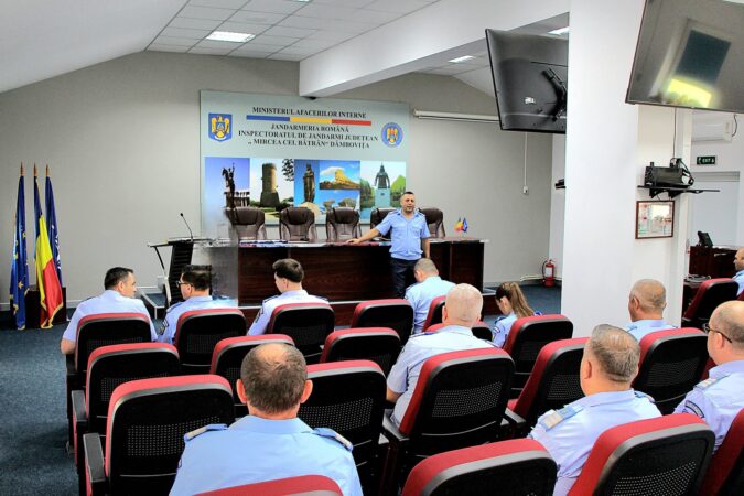 46 de jandarmi au fost avansați în grad militar,  un moment al recunoașterii, onoarei și profesionalismului