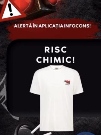 Alertă consumatori: tricouri și pulovere America Today cu risc chimic major 