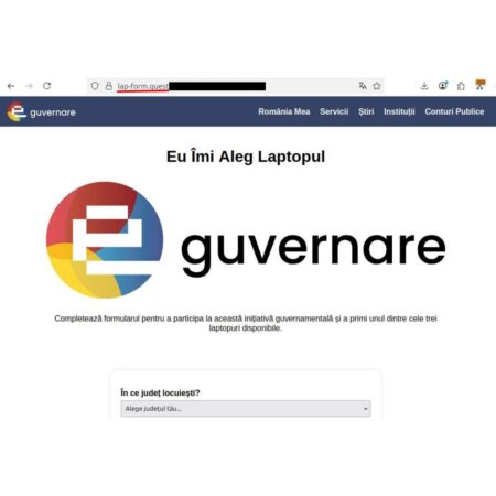 Atenție la fraudele online: Falsă campanie guvernamentală cu laptopuri gratuite