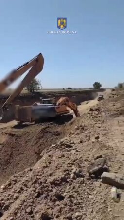 Balastieră ilegală la Sălcioara 