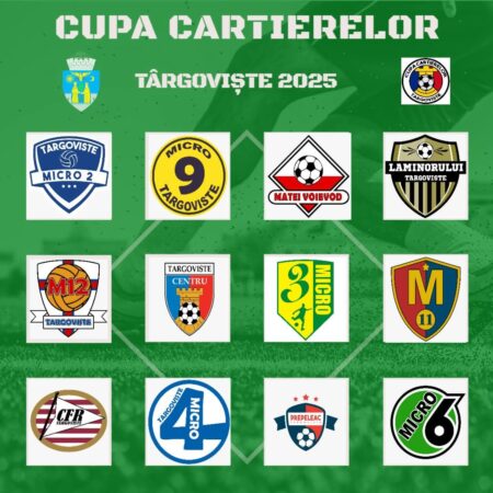 Cupa Cartierelor Târgoviște 2025: 12 cartiere înscrise, startul competiției se apropie 