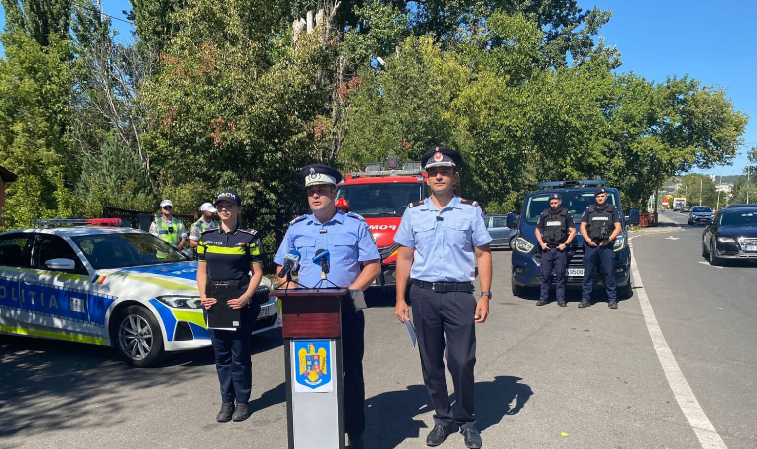 Jandarmii dâmbovițeni au fost la datorie în ultimul weekend de vară