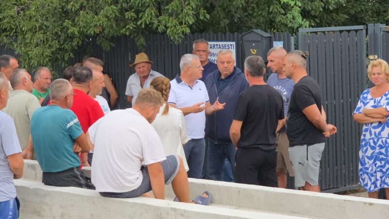 Locuitorii din Bâldana, asigurați că vor avea acces în curți pe durata lucrărilor de pe DN71