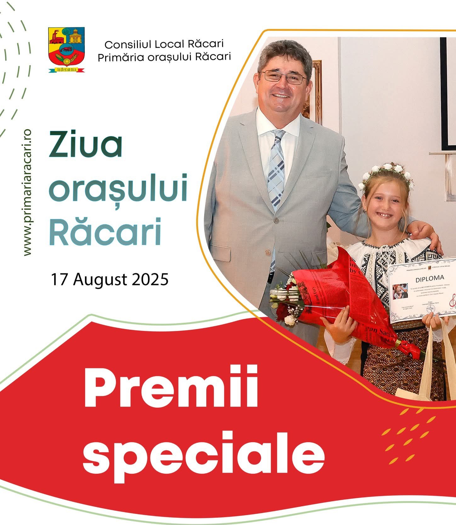 Orașul Răcari celebrează excelența și spiritul comunitar de Ziua Orașului, pe 17 august