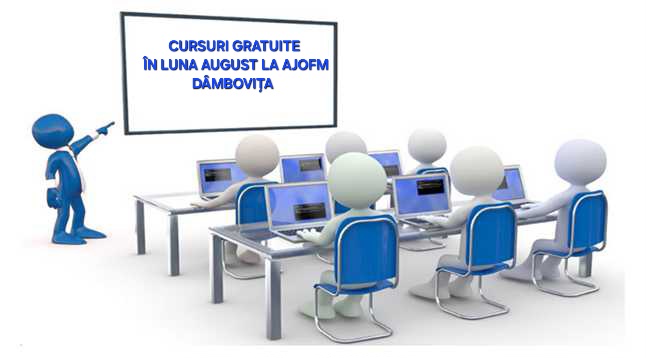 Peste 80 de persoane pot participa, gratuit, la cursurile de formare profesională organizate în luna august de AJOFM Dâmbovița Peste 80 de persoane pot participa, gratuit, la cursurile de formare profesională organizate în luna august de AJOFM Dâmbovița