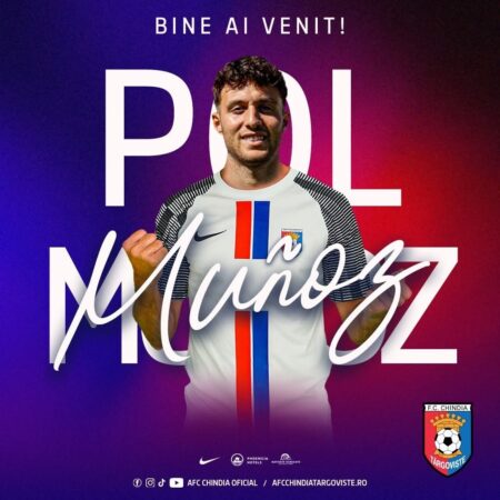  Pol Munoz, noul fundaș dreapta al Chindiei Târgoviște