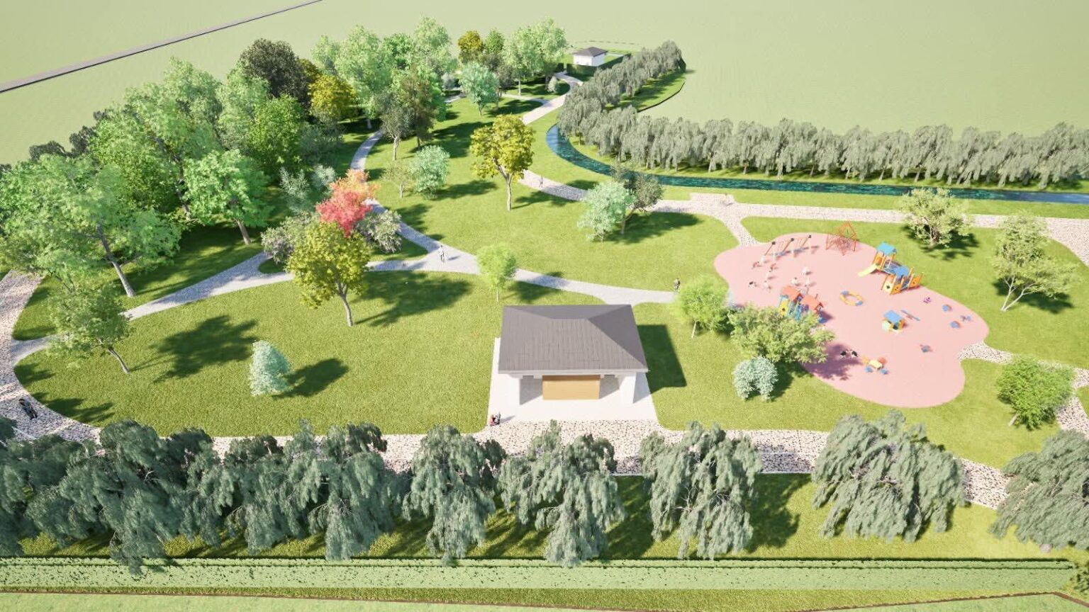 Primul proiect de infrastructură verde-albastră din Sud-Muntenia, semnat la Ulmi, investiție de peste 36 de milioane de lei în spații de recreere Primul proiect de infrastructură verde-albastră din Sud-Muntenia, semnat la Ulmi, investiție de peste 36 de milioane de lei în spații de recreere