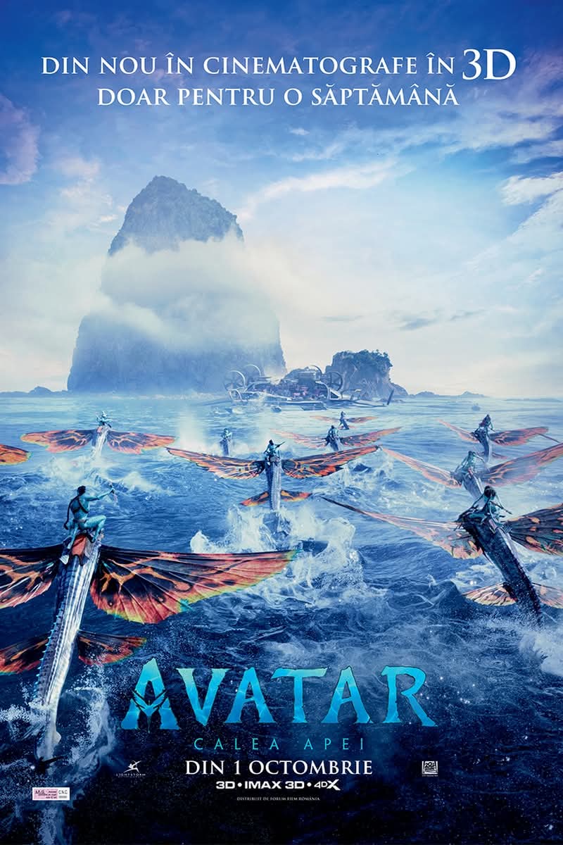 „AVATAR: CALEA APEI” revine la Cinema Independența din Târgoviște