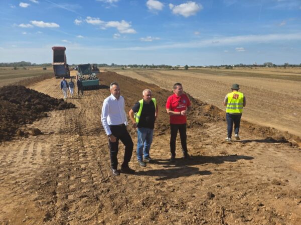 Se lucrează  la Centura orașului Găești, primul drum de ocolire construit de la zero în ultimii 35 de ani în Dâmbovița