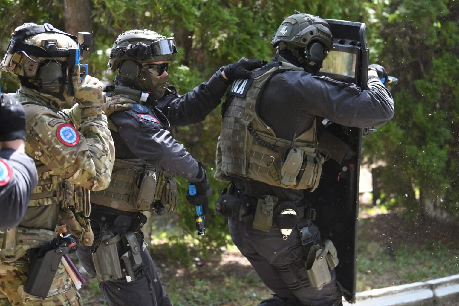 Exercițiu internațional de pregătire a jandarmilor, în județul Dâmbovița