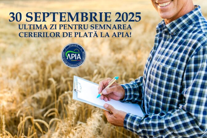 Fermierii au termen până pe 30 septembrie să semneze Cererile de plată la APIA