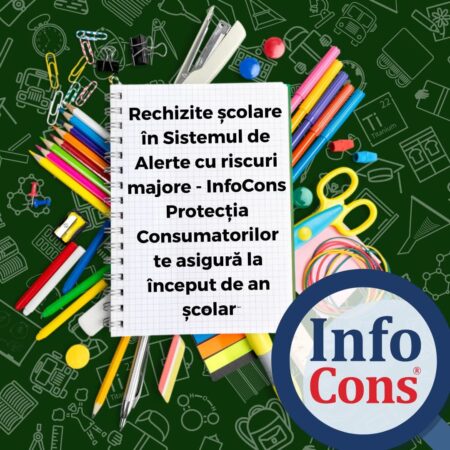 InfoCons avertizează părinții: Rechizitele școlare pot prezenta riscuri pentru copii