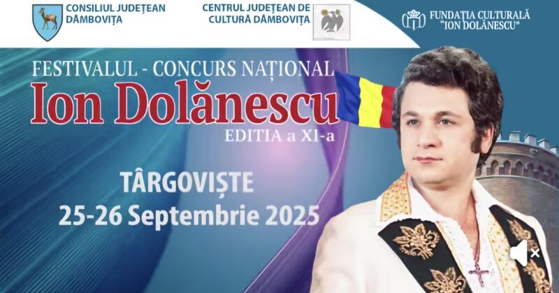 Târgoviște găzduiește Festivalul „Ion Dolănescu”, două seri de muzică populară autentică