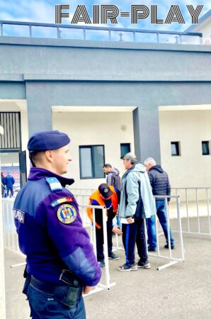 Jandarmii dâmbovițeni la datorie: Măsuri stricte  la meciul Chindia Târgoviște – CSC Dumbrăvița