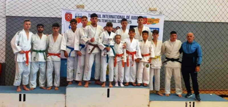 Judocanii de la CS Târgoviște, nouă medalii la „Cupa Temerarul”! Andrada Dinu, aur strălucitor la Sibiu