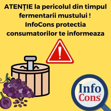  Pericol mortal în timpul fermentării mustului: InfoCons avertizează consumatorii