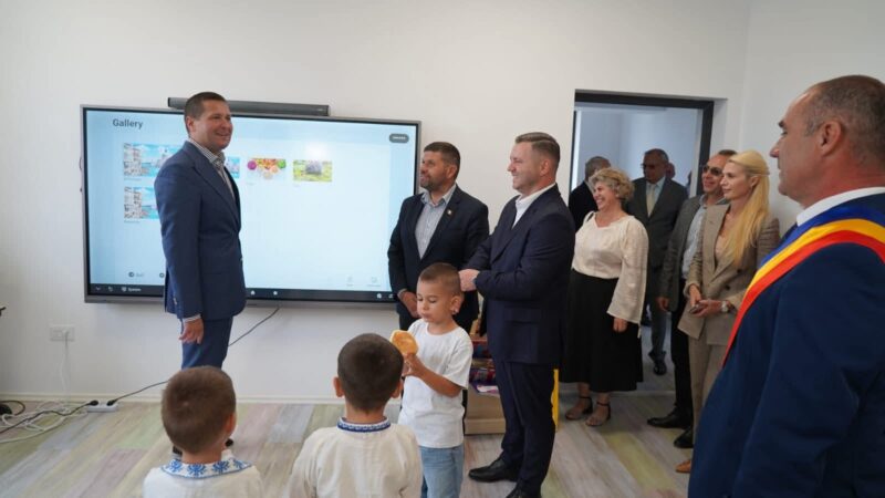 Președintele CJ Dâmbovița, Corneliu Ștefan: Fiecare localitate merită investiții moderne și grijă pentru viitor, noua grădiniță din Mărcești a fost inaugurată