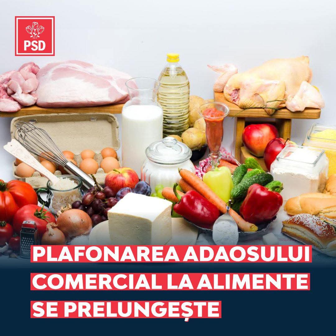 Prețurile plafonate la 17 alimente de bază – măsura va fi prelungită după 1 octombrie