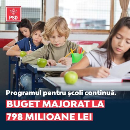 Programul pentru școli continuă și în Dâmbovița