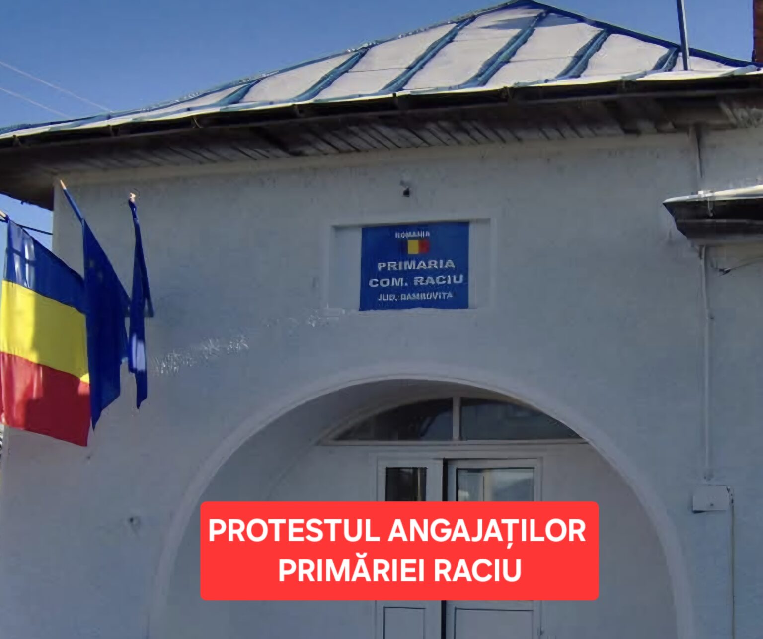 Protest la Primăria Raciu: Serviciile cu publicul, suspendate din 3 septembrie 2025
