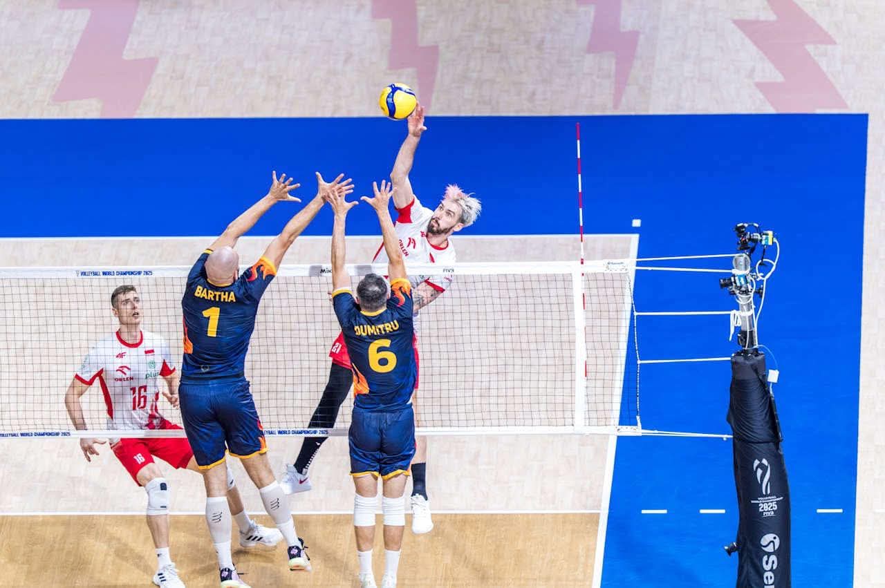 România, din nou la Campionatul Mondial de volei după 43 de ani: Tricolorii au debutat curajos contra Poloniei