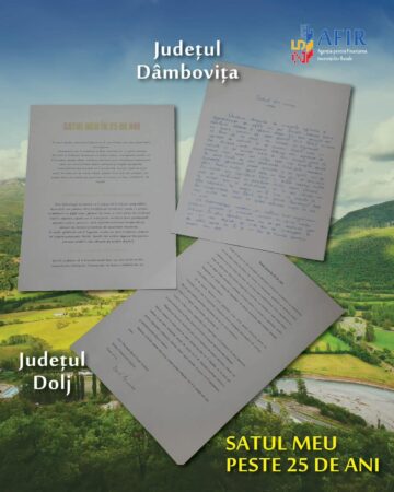 „Satul meu peste 25 de ani”:  Copiii din Dolj și Dâmbovița și-au imaginat viitorul satului românesc