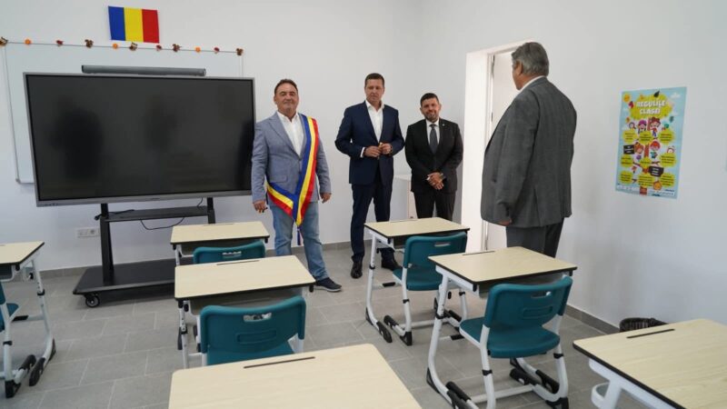 Școala Gimnazială din Românești, modernizată și inaugurată la început de an școlar: Peste 650 de elevi beneficiază de spații și dotări ultramoderne 