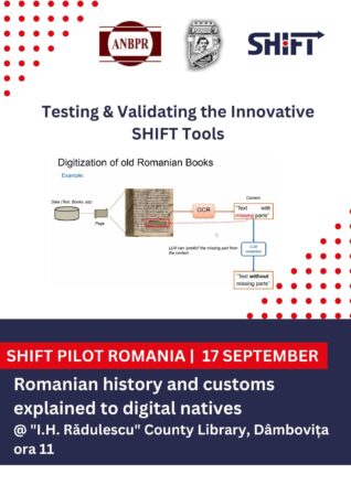 Târgoviște găzduiește evenimentul „Pilot SHIFT – Istoria și obiceiurile românești explicate nativilor digitali”