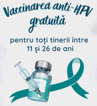 Din octombrie 2025, vaccinarea HPV devine gratuită pentru tinerii din România