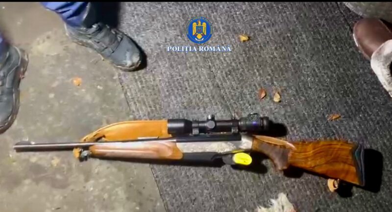 Braconaj cinegetic în Runcu: Bărbat prins după ce a împușcat o căprioară