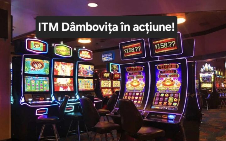 ITM Dâmbovița, în acțiune: Controale în domeniul jocurilor de noroc pentru combaterea muncii nedeclarate și verificarea condițiilor de muncă