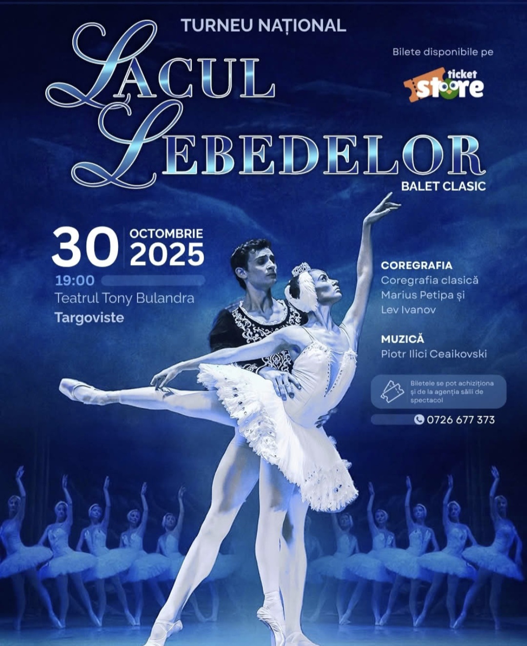 „Lacul Lebedelor” revine la Târgoviște într-un turneu național de balet