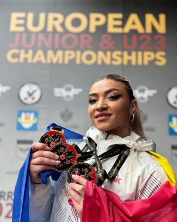 Mihaela Cambei, triplă campioană europeană la haltere pentru tineret Mihaela Cambei, triplă campioană europeană la haltere pentru tineret