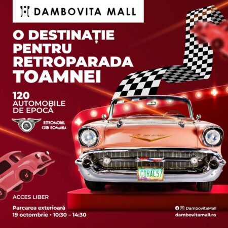 Retro Parada la Dâmbovița Mall: Peste 120 de automobile de epocă expuse în aer liber Retro Parada la Dâmbovița Mall: Peste 120 de automobile de epocă expuse în aer liber
