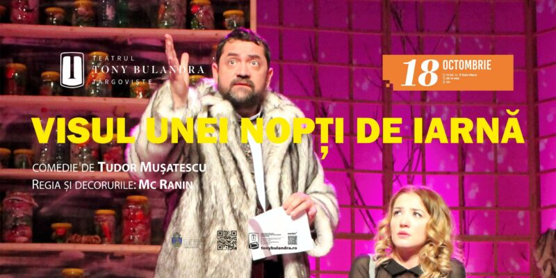 „Visul unei nopți de iarnă” – o poveste de dragoste fermecătoare la Teatrul Tony Bulandra