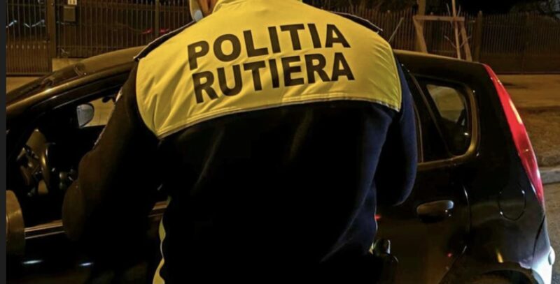 Autoturism neînmatriculat depistat în trafic de polițiștii rutieri din Târgoviște