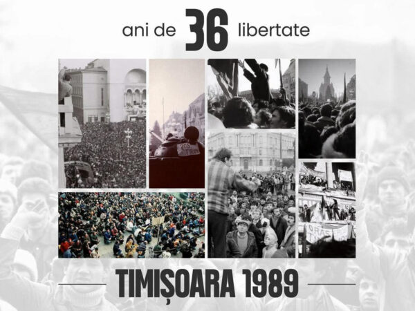 36 de ani de la Revoluția din Timișoara: Recunoștință pentru curajul celor care au ales libertatea 