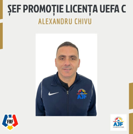 Alexandru Chivu, șef de promoție la cursul Licența UEFA C organizat de AJF Dâmbovița