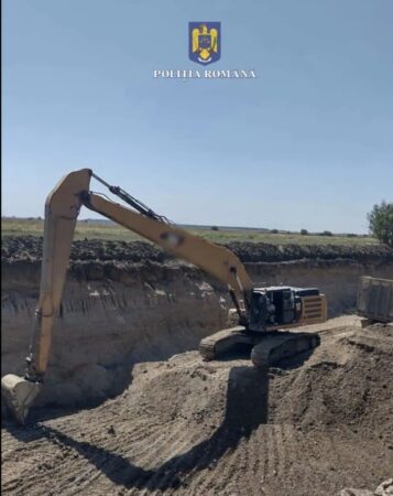 Balastieră ilegală la Sălcioara, administratorul plasat sub control judiciar